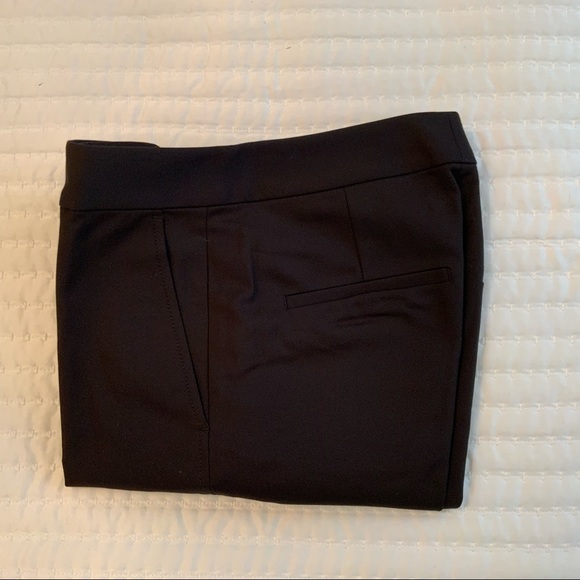Club Monaco Wide Cuff Trouser Dress Pants Classic Black Size 2 - Picture 8 of 8